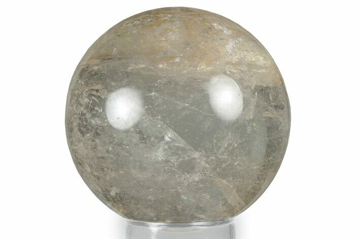Polished Clear Quartz Sphere - Madagascar #348240